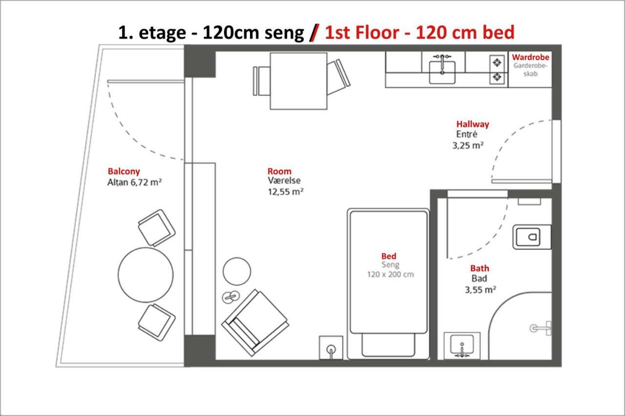 Athome Apartments Århus Dış mekan fotoğraf